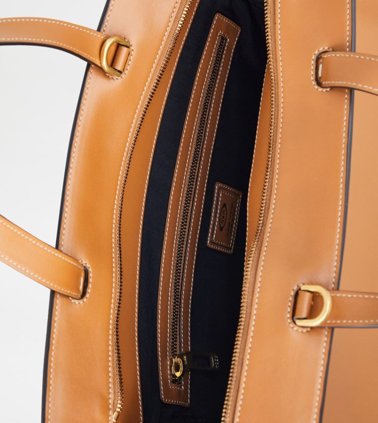 uominimarrone Tod's t Intramontabile borsa shopping in pelle media P66X8B999