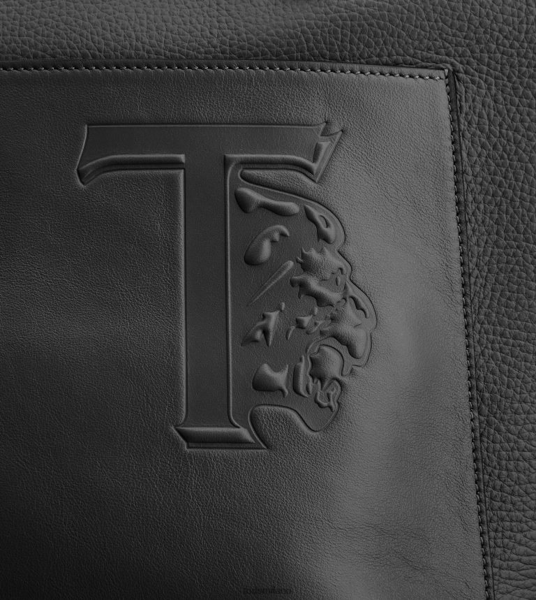 uomininero Tod's borsa shopping in pelle media P66X8B1006