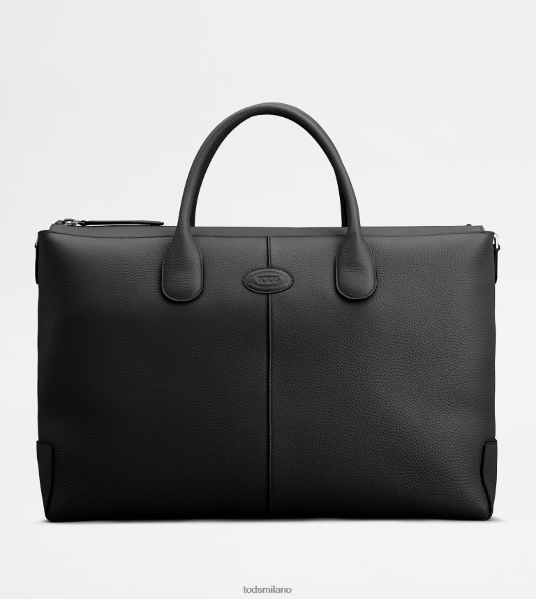 uomininero Tod's di borsa in pelle grande P66X8B992