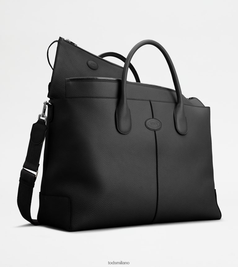 uomininero Tod's di borsa in pelle grande P66X8B992