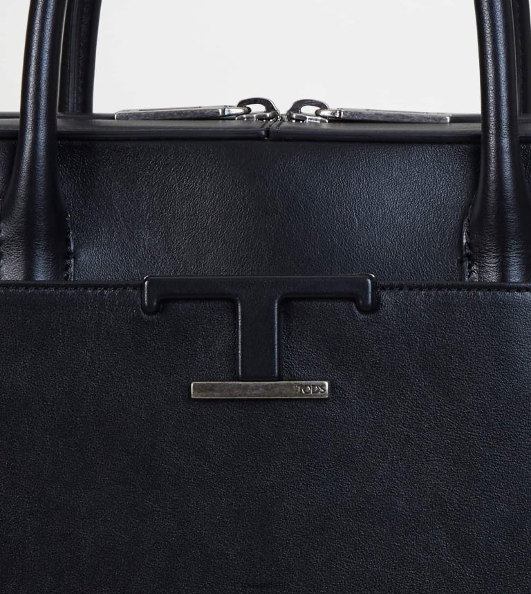 uomininero Tod's t Intramontabile cartella in pelle media P66X8B995