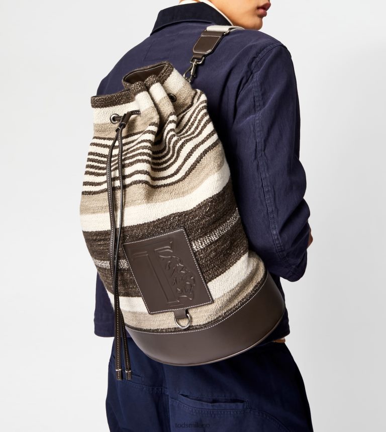uominimarrone Tod's borsa in pelle media P66X8B984