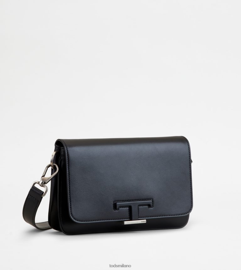 uomininero Tod's t intramontabile marsupio mini in pelle P66X8B983