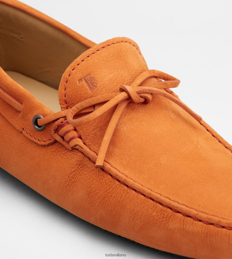 uominiarancia Tod's gommino mocassino in nabuk P66X8B743