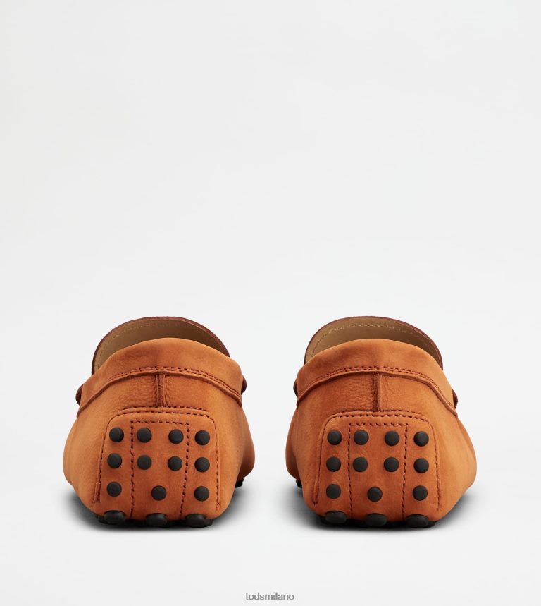 uominiarancia Tod's gommino mocassino in nabuk P66X8B765