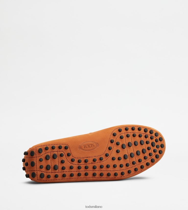 uominiarancia Tod's gommino mocassino in nabuk P66X8B765