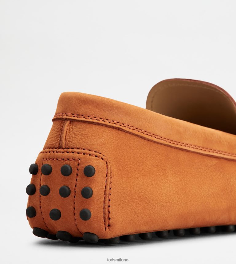 uominiarancia Tod's gommino mocassino in nabuk P66X8B765