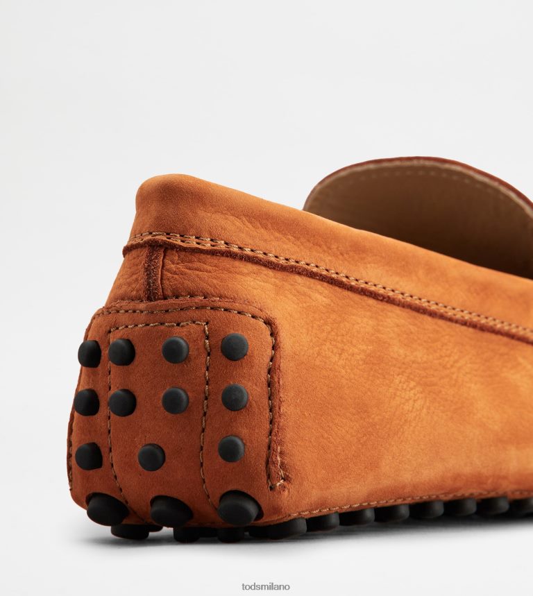 uominiarancia Tod's gommino mocassino in nabuk P66X8B776