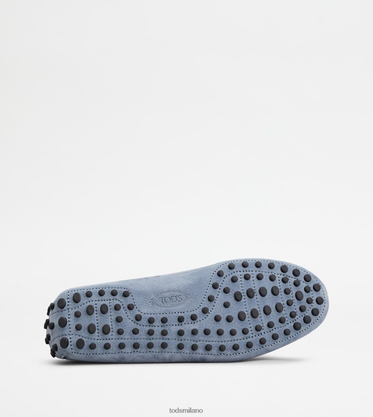 uominiazzurro Tod's gommino mocassino in nabuk P66X8B726