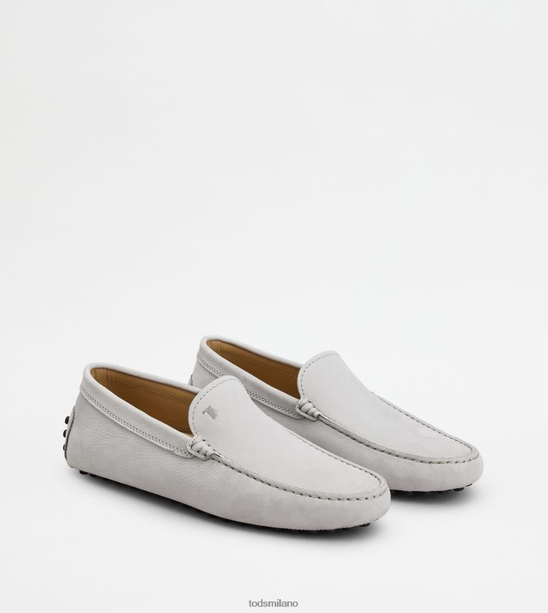 uominiazzurro Tod's gommino mocassino in nabuk P66X8B764