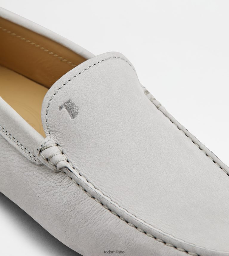 uominiazzurro Tod's gommino mocassino in nabuk P66X8B764