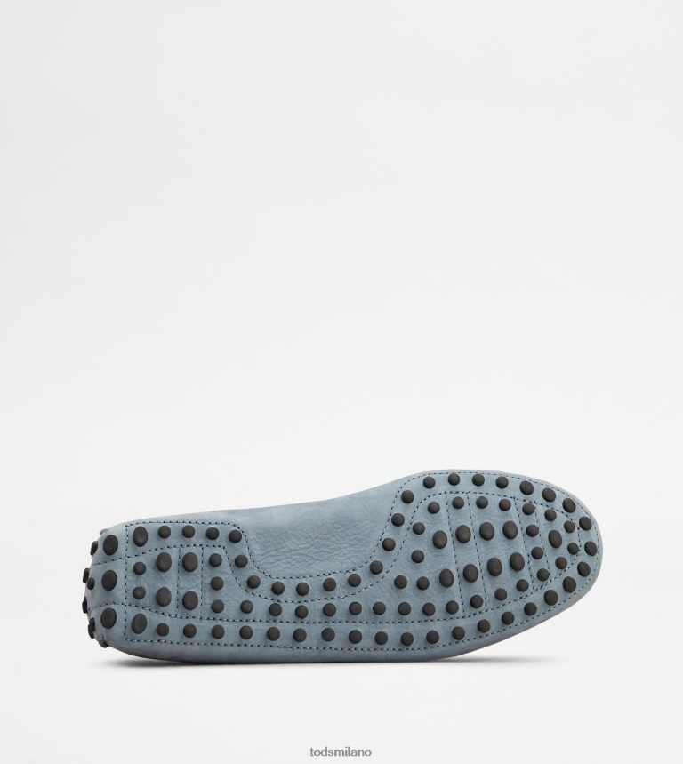 uominiazzurro Tod's gommino mocassino in nabuk P66X8B777