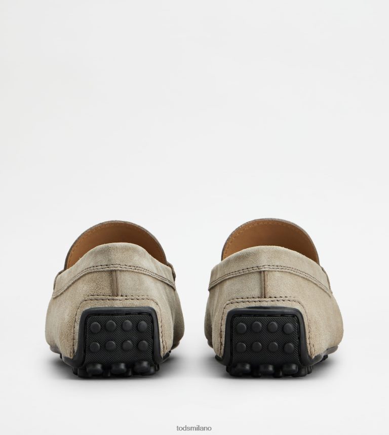 uominibeige Tod's mocassino gommino da città in pelle scamosciata P66X8B753