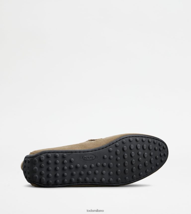 uominibeige Tod's mocassino gommino da città in pelle scamosciata P66X8B759