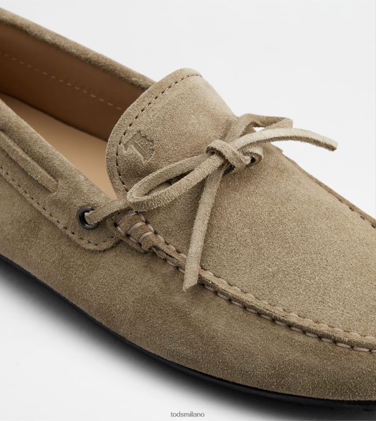 uominibeige Tod's mocassino gommino da città in pelle scamosciata P66X8B759