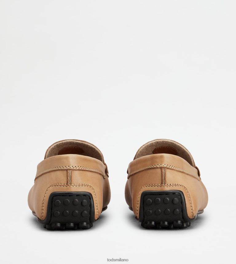 uominibeige Tod's t intramontabile gommino da città in pelle P66X8B750