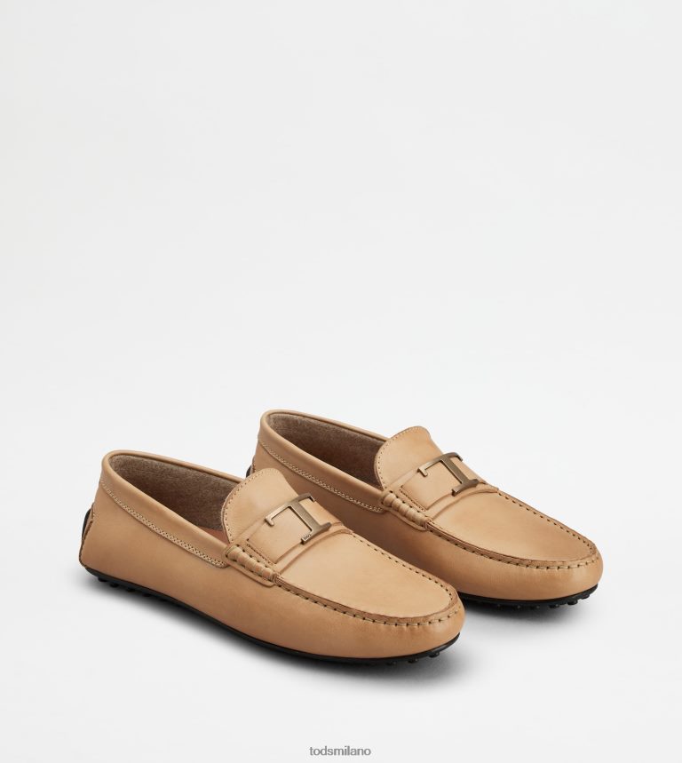uominibeige Tod's t intramontabile gommino da città in pelle P66X8B750