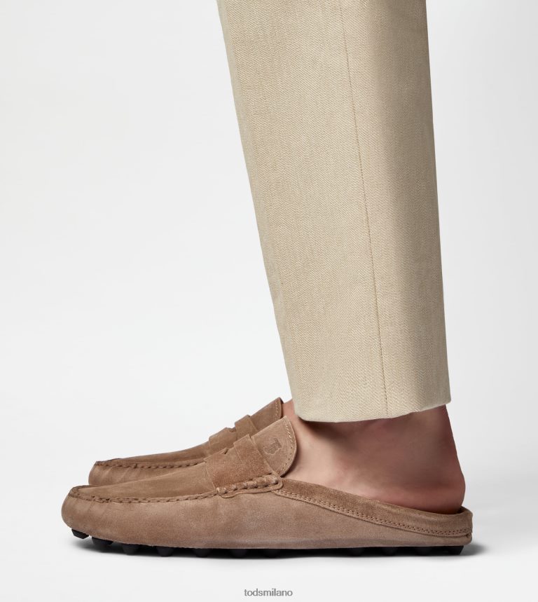 uominibeige/nero Tod's Zoccoli gommino bubble in pelle scamosciata P66X8B720