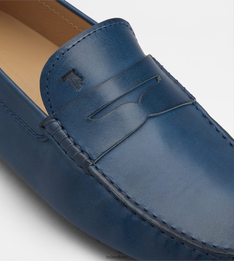 uominiblu Tod's gommino mocassino in pelle P66X8B738