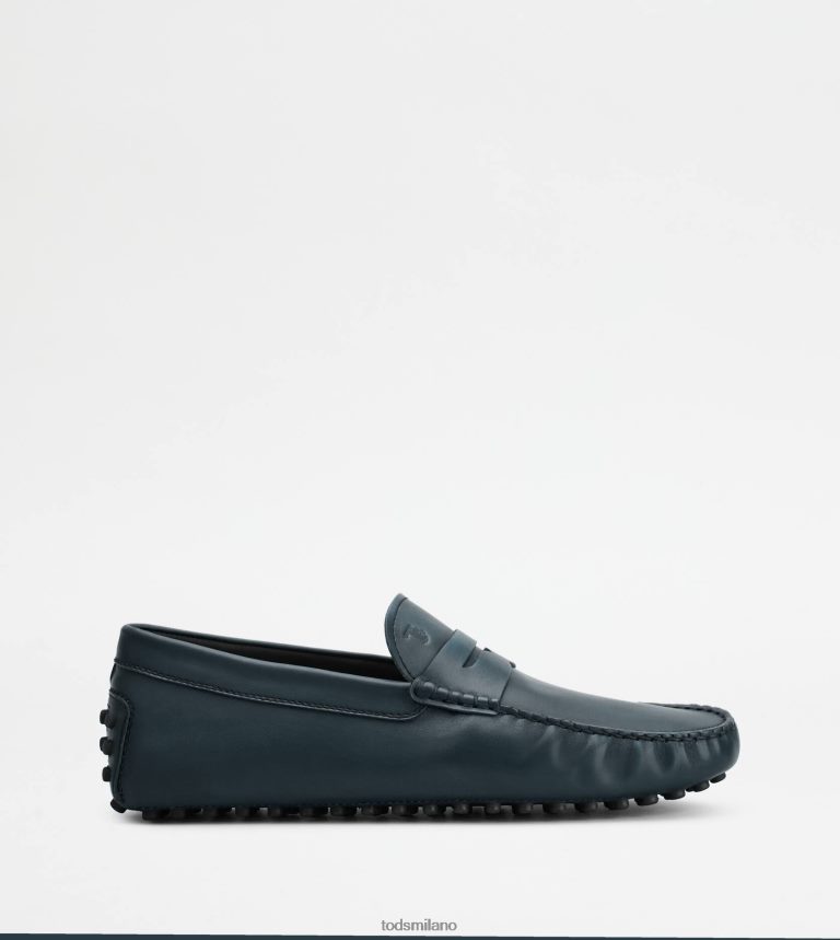uominiblu Tod's gommino mocassino in pelle P66X8B778