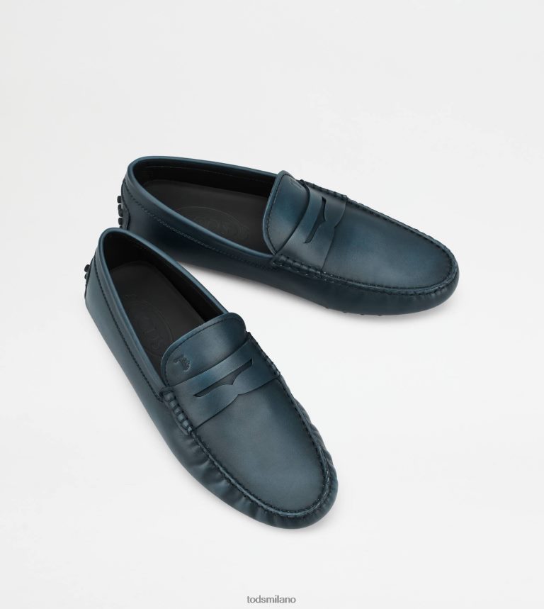 uominiblu Tod's gommino mocassino in pelle P66X8B778