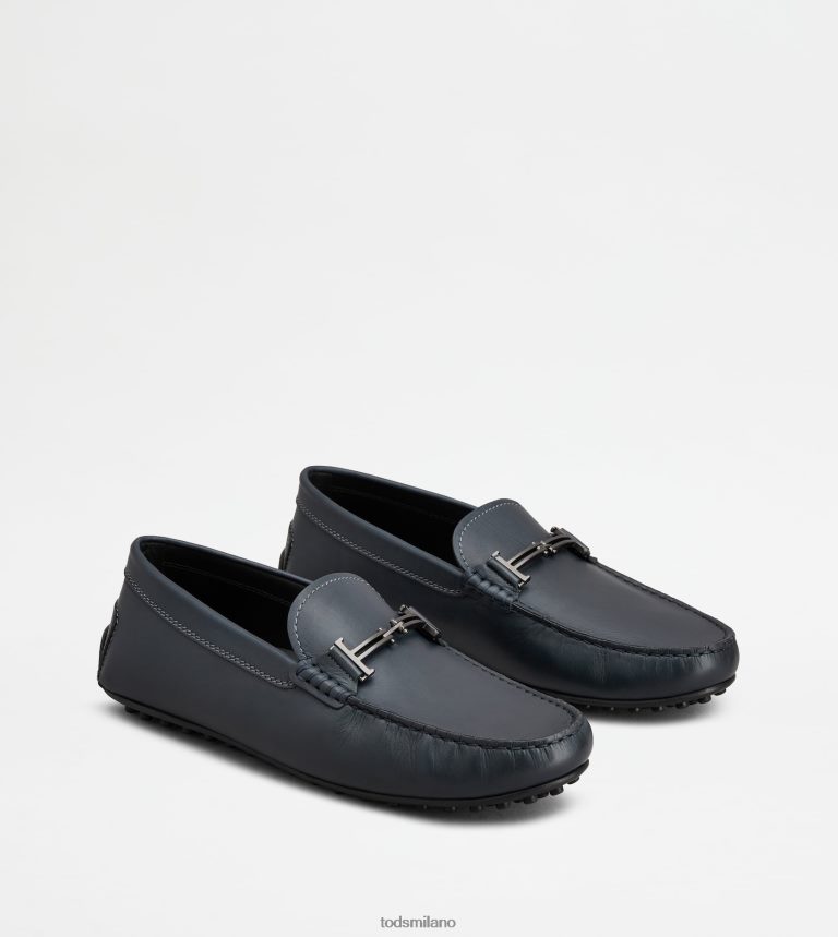 uominiblu Tod's mocassino gommino da città in pelle P66X8B752