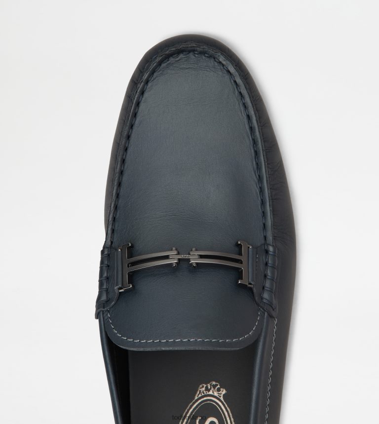uominiblu Tod's mocassino gommino da città in pelle P66X8B752