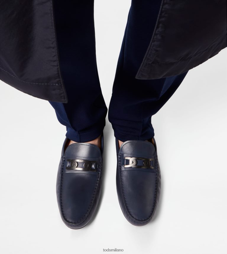 uominiblu Tod's mocassino gommino da città in pelle P66X8B766
