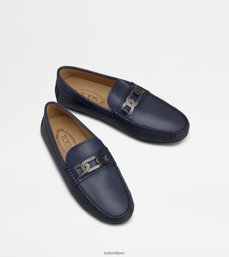 uominiblu Tod's mocassino gommino da città in pelle P66X8B766