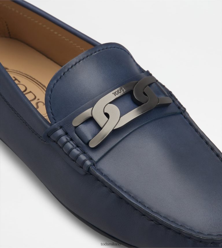 uominiblu Tod's mocassino gommino da città in pelle P66X8B766