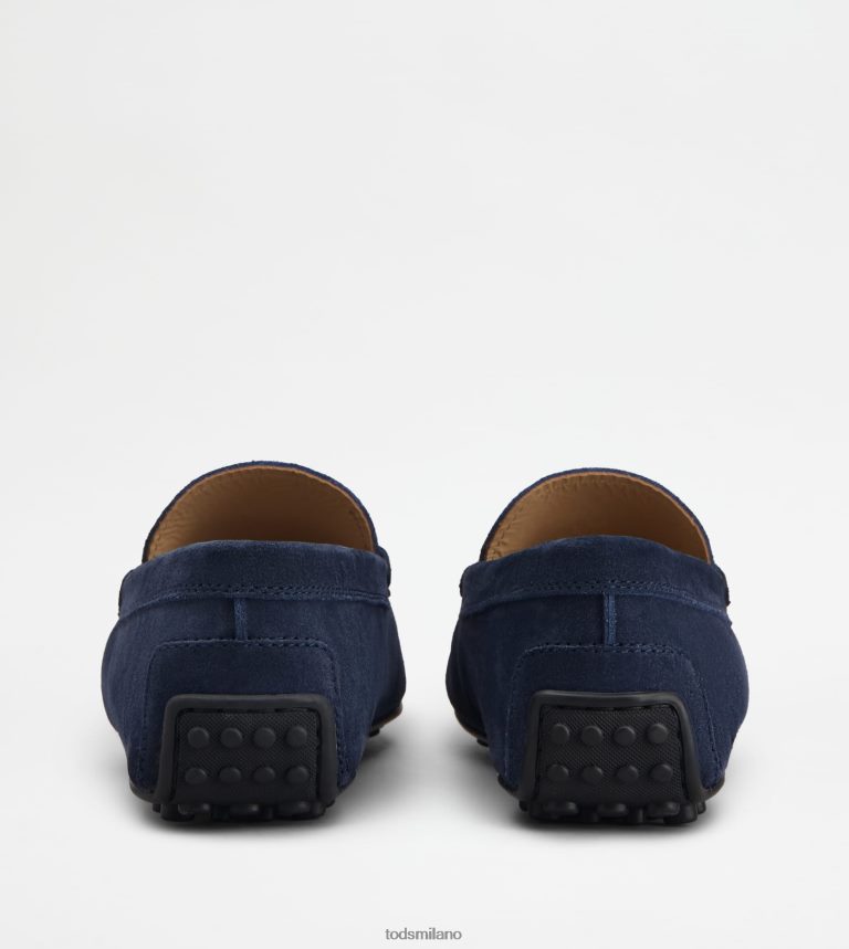uominiblu Tod's mocassino gommino da città in pelle scamosciata P66X8B756