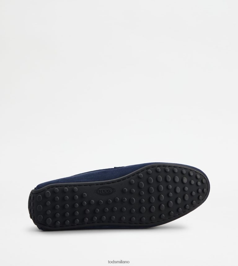 uominiblu Tod's mocassino gommino da città in pelle scamosciata P66X8B756
