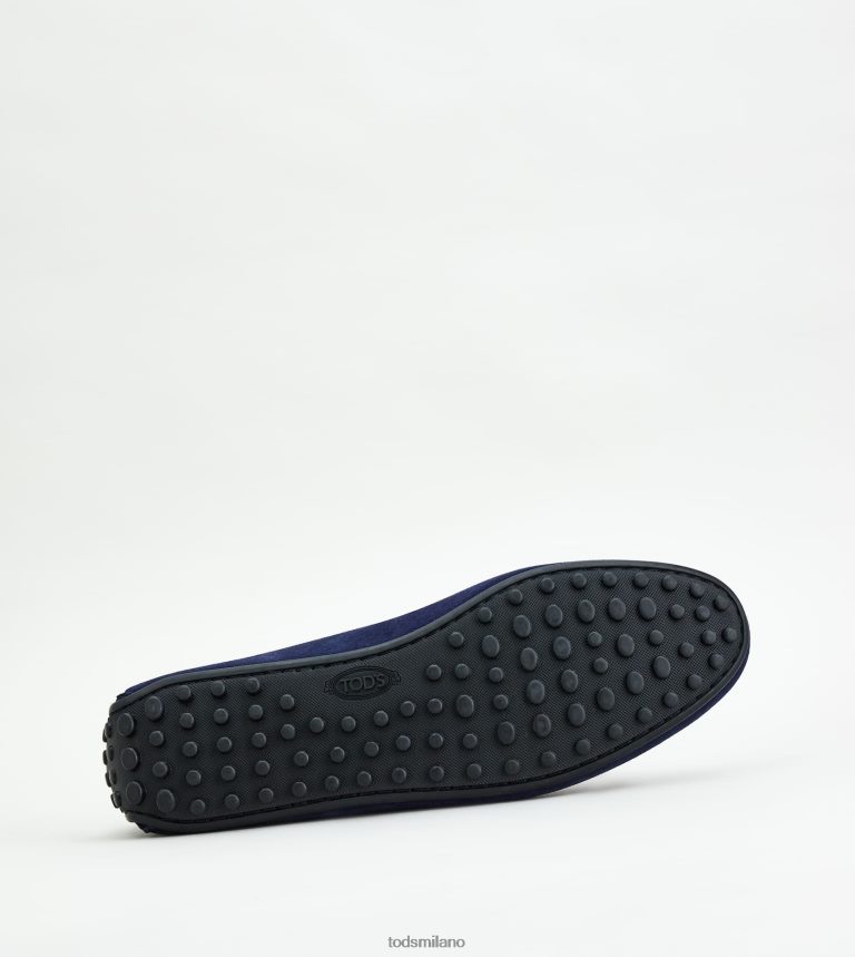 uominiblu Tod's mocassino gommino da città in pelle scamosciata P66X8B758