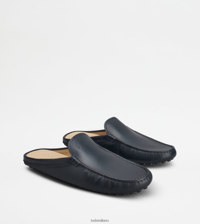 uominiblu Tod's sabot gommino in pelle P66X8B762