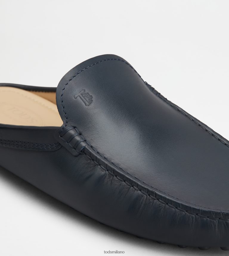 uominiblu Tod's sabot gommino in pelle P66X8B762