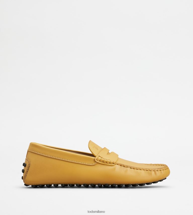 uominigiallo Tod's gommino mocassino in pelle P66X8B731