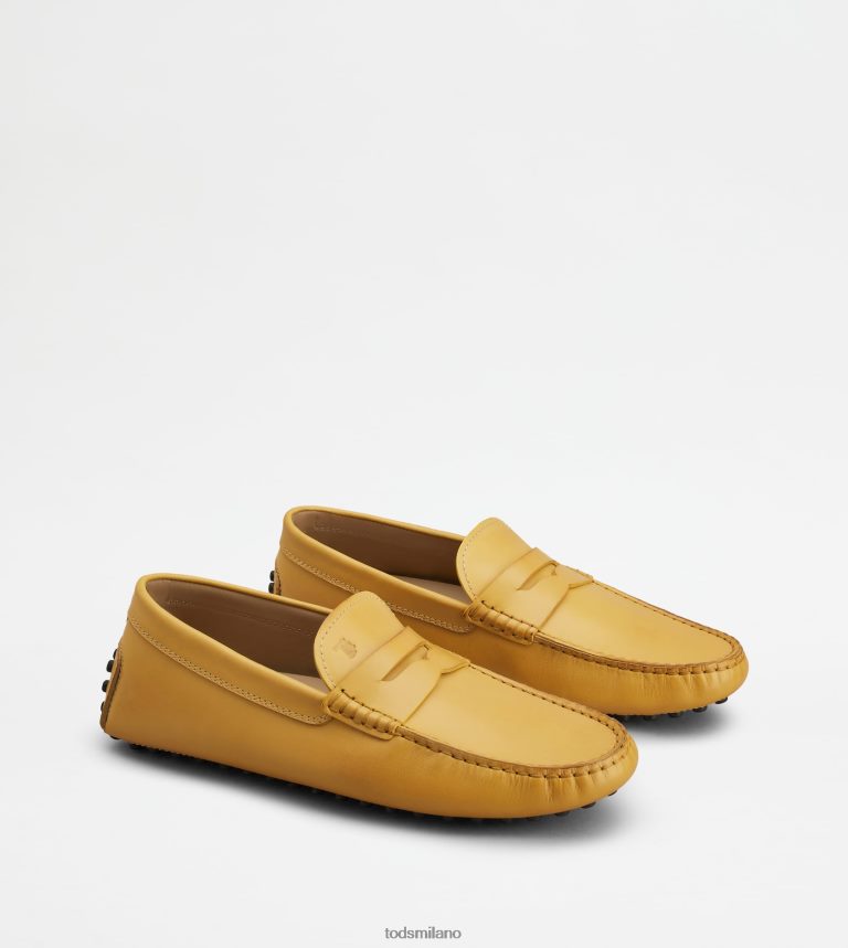 uominigiallo Tod's gommino mocassino in pelle P66X8B731