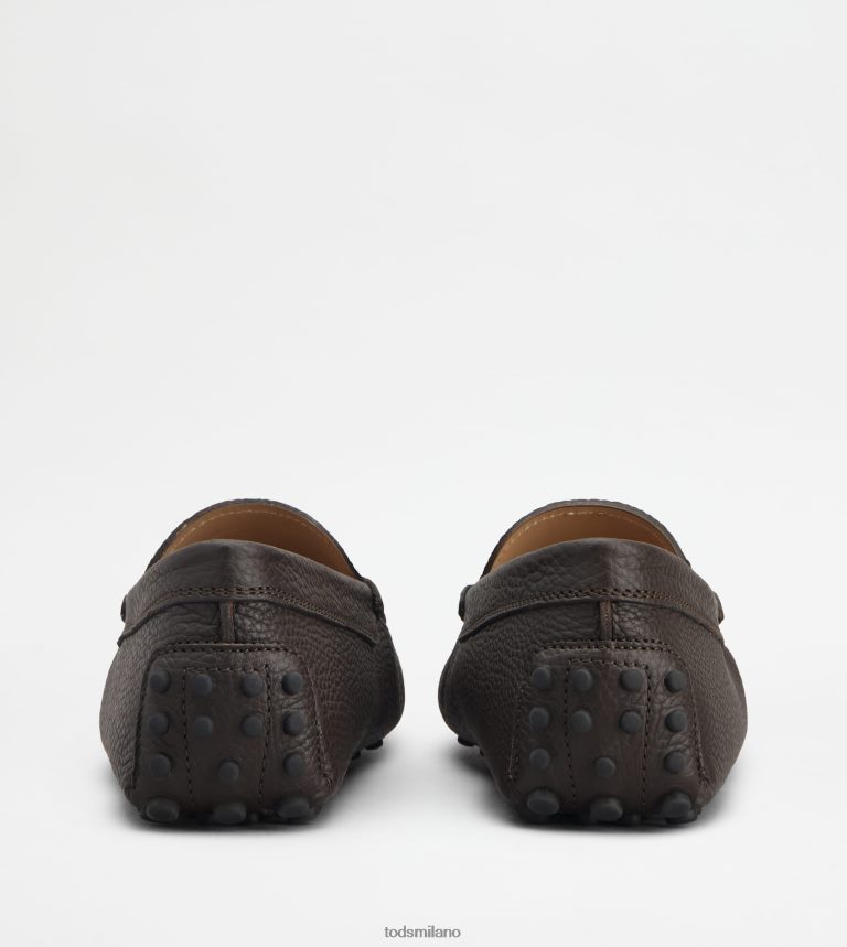 uominimarrone Tod's gommino mocassino in pelle P66X8B728