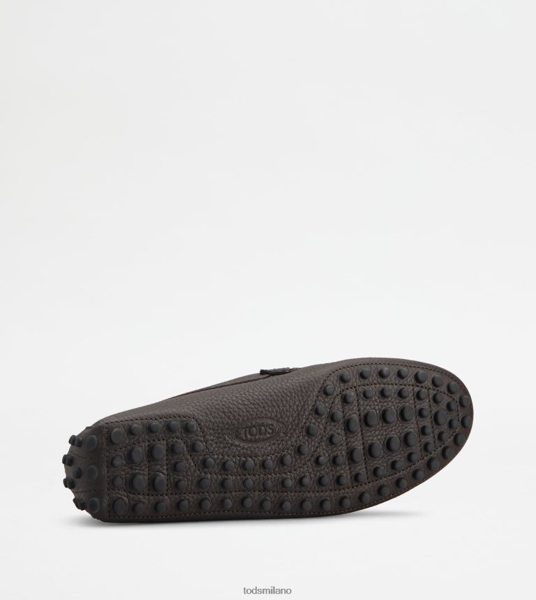 uominimarrone Tod's gommino mocassino in pelle P66X8B728