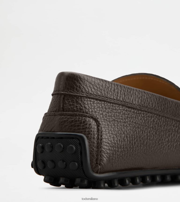 uominimarrone Tod's mocassino gommino da città in pelle P66X8B696