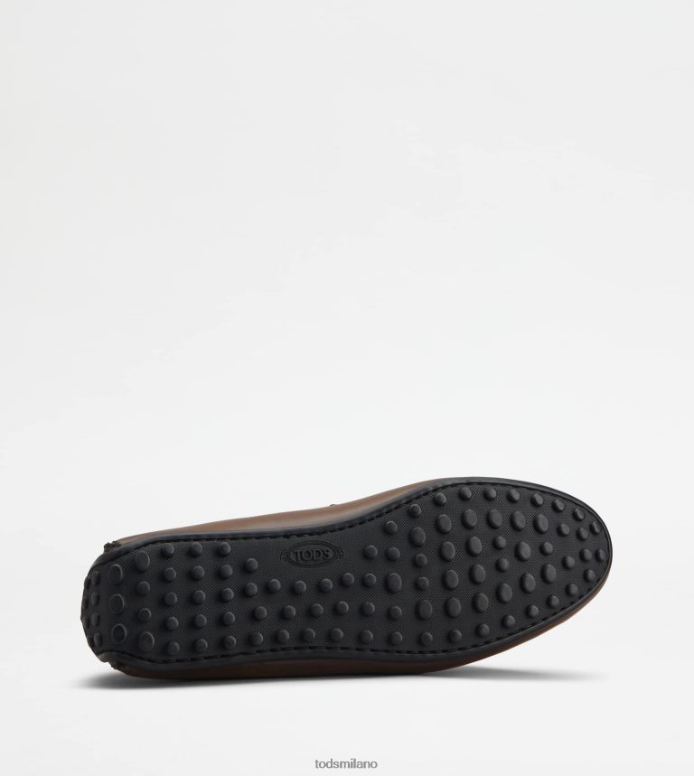 uominimarrone Tod's mocassino gommino da città in pelle P66X8B754
