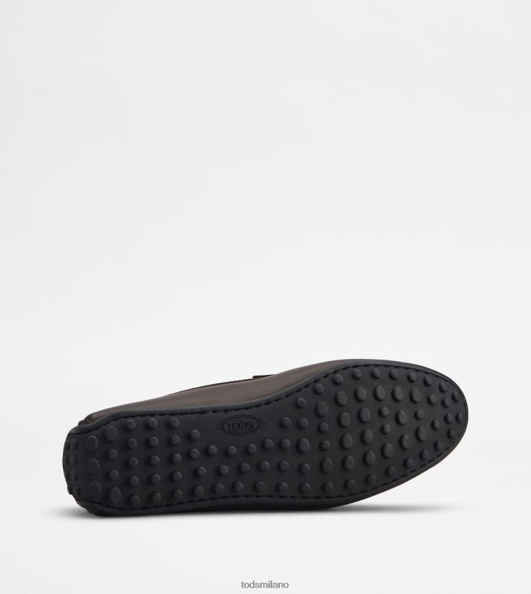 uominimarrone Tod's mocassino gommino da città in pelle P66X8B769