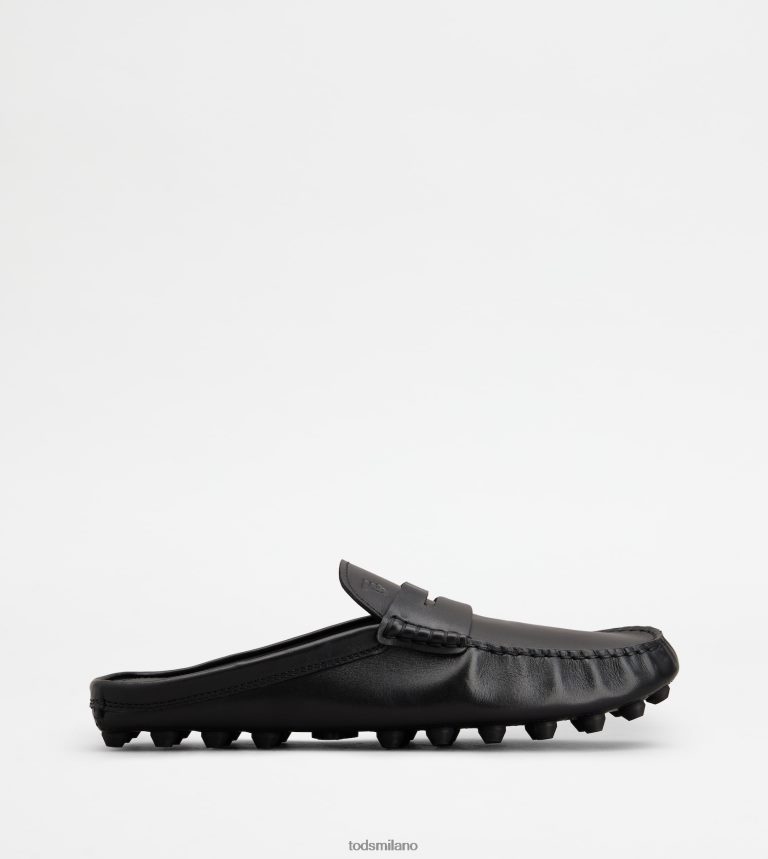 uomininero Tod's Mules gommino bubble in pelle P66X8B721