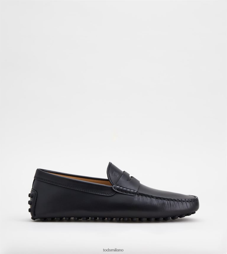 uomininero Tod's gommino mocassino in pelle P66X8B740