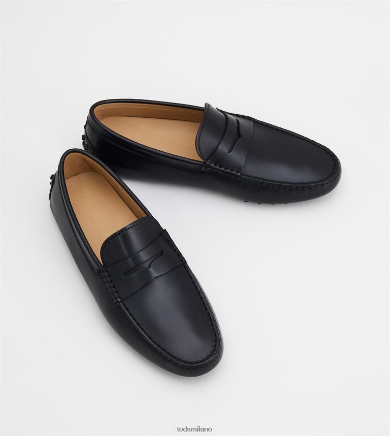 uomininero Tod's gommino mocassino in pelle P66X8B740