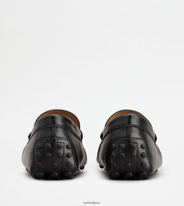 uomininero Tod's gommino mocassino in pelle P66X8B775