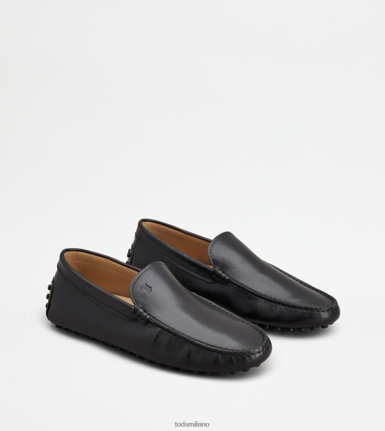 uomininero Tod's gommino mocassino in pelle P66X8B775