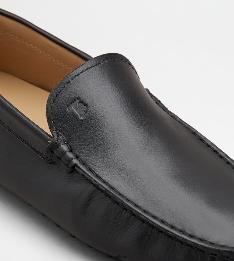 uomininero Tod's gommino mocassino in pelle P66X8B775