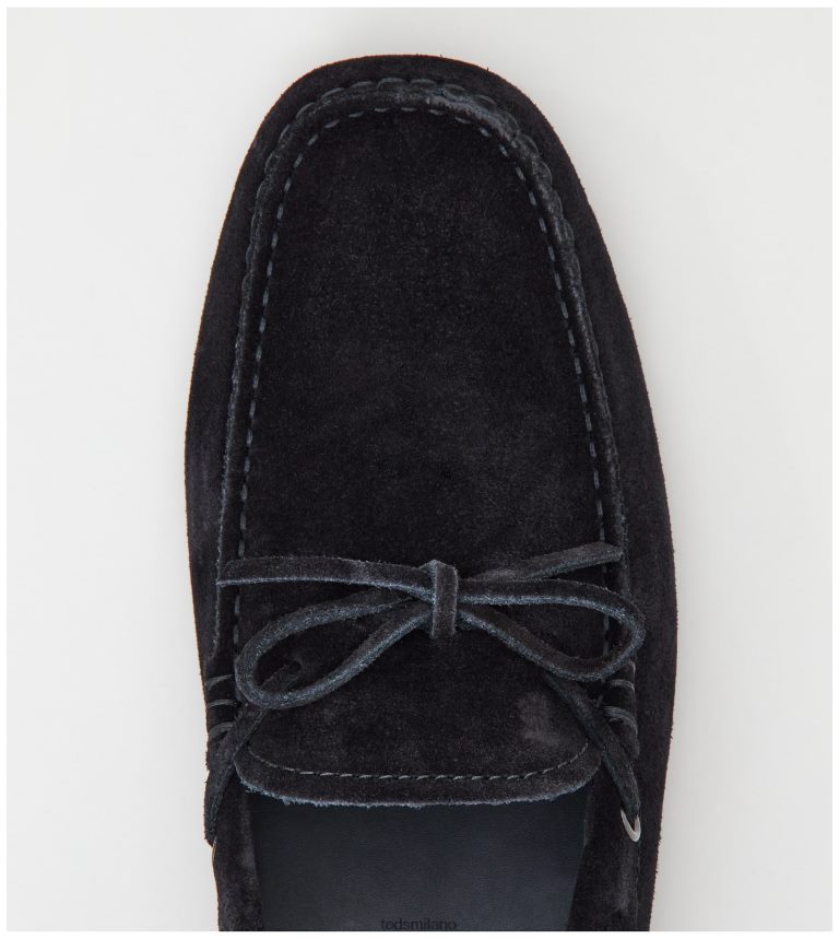 uomininero Tod's gommino mocassino in pelle scamosciata P66X8B749