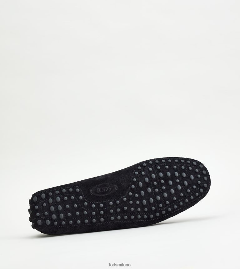 uomininero Tod's gommino mocassino in pelle scamosciata P66X8B749